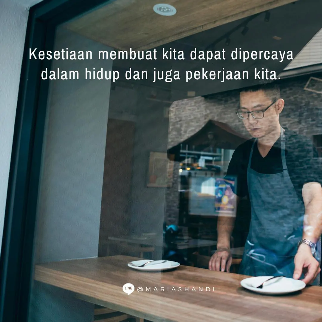 Kesetiaan Akan Menerima Pujian