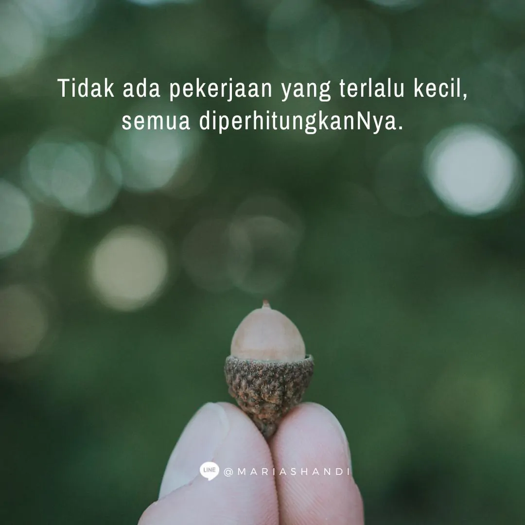Konsistensi dalam Hal Kecil